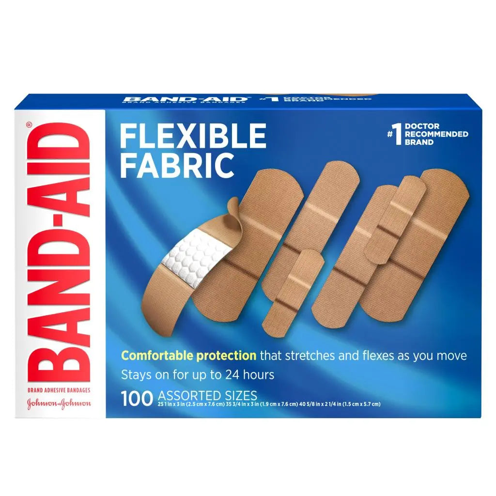 Johnson & Johnson Band-Aid 100 Assorted Sizes