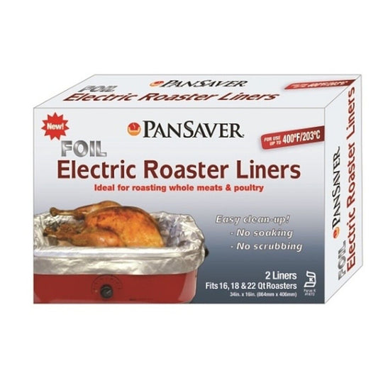 PanSaver Foil Electric Roaster Liners
