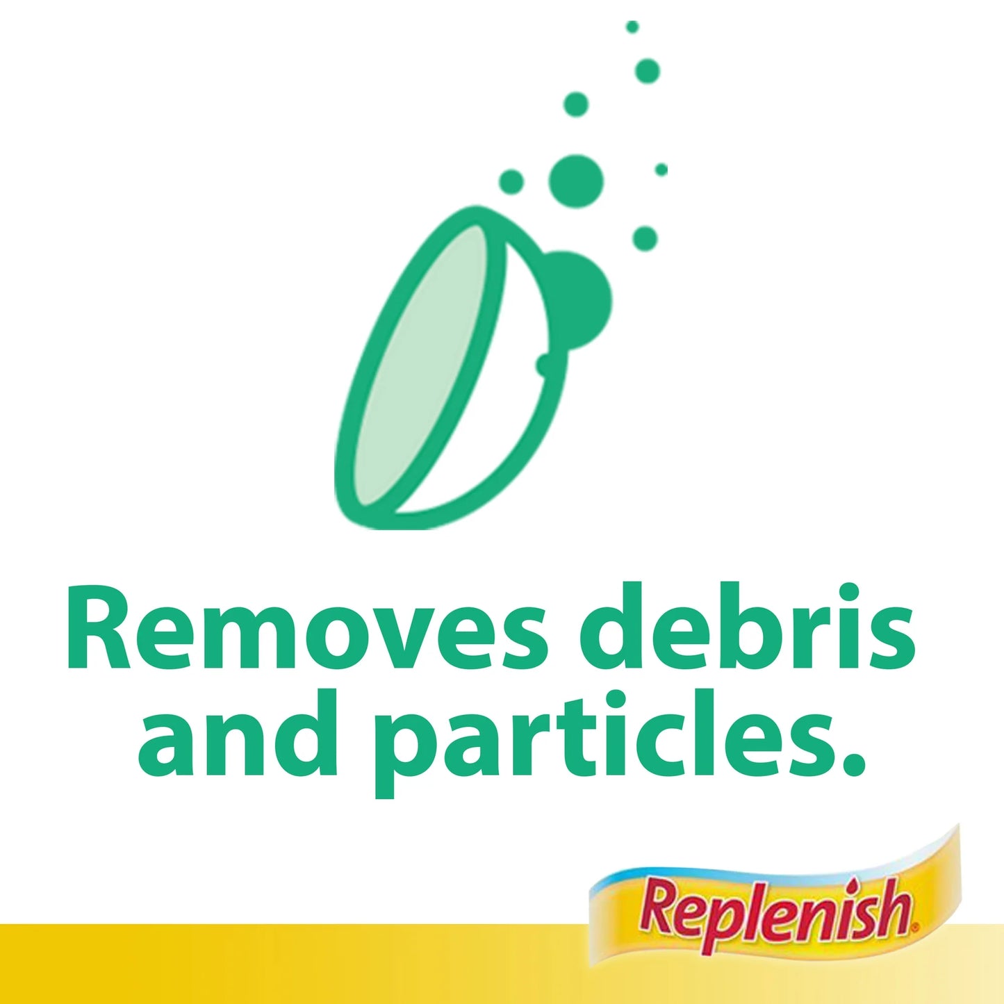 Opti-Free Replenish Multi-Purpose Disinfecting Solution Contact Lens 10fl oz, Twin Pack