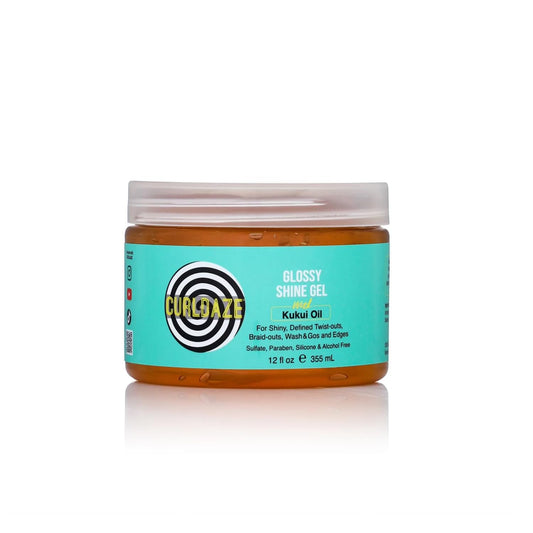 Curldaze Glossy Shine Gel With Kukui Oil