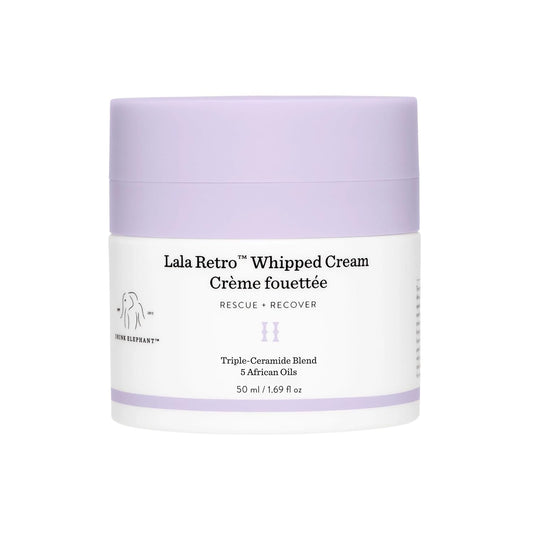 Drunk Elephant Lala Retro Whipped Cream 50ml – Ceramide‑Rich Moisturizer for Deep Hydration & Barrier Support (All Skin Types)