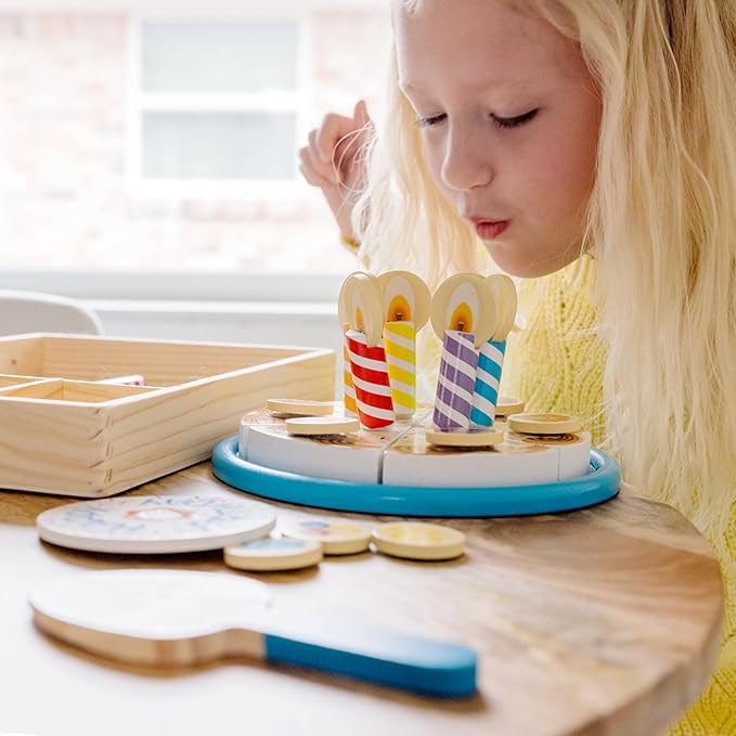 Wooden Birthday Cake Toy 34pieces