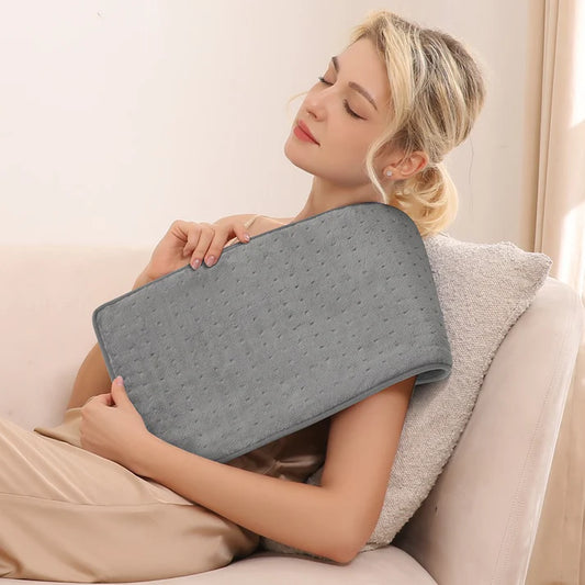 MaxKare Home Comfort King Size Super-Soft Heating Pad with Straps