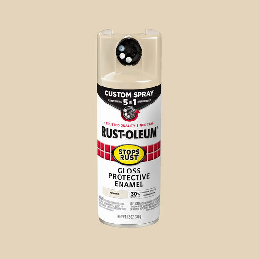 Rust-Oleum Custom Spray 5 in 1, Almond 12oz