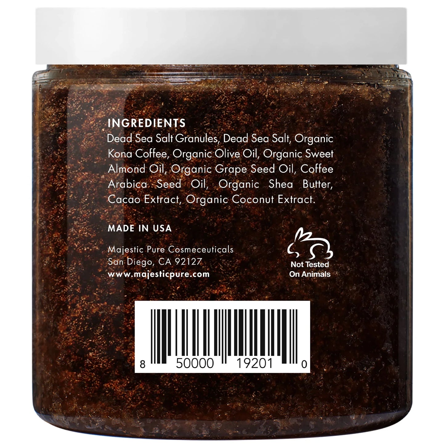 Majestic Pure Cosmeceuticals Coffee Scrub 10 oz