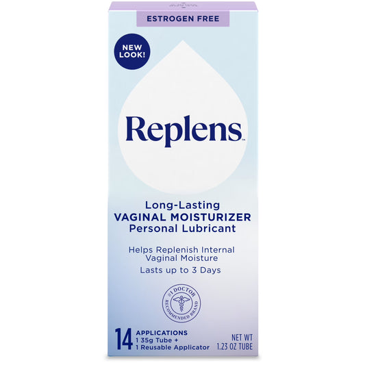 Replens Long‑Lasting Vaginal Moisturizer Gel with Reusable Applicator, 14 Count