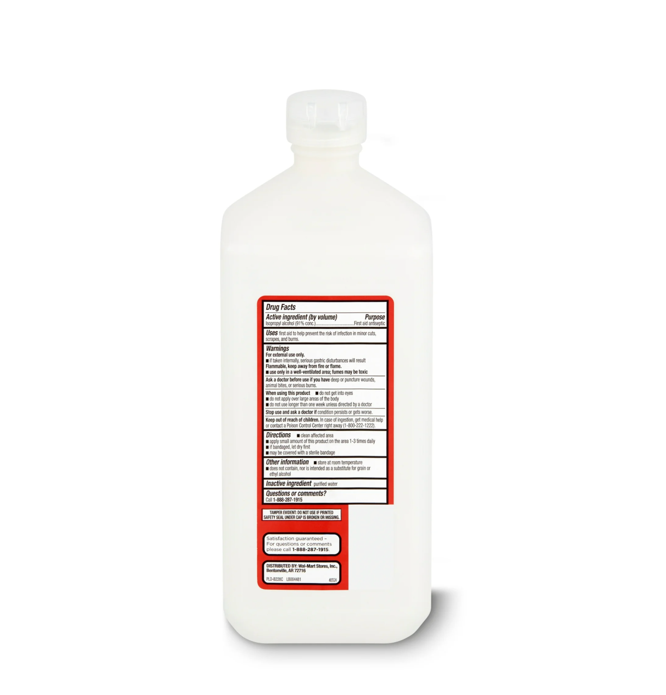 Equate 91% Isopropyl Alcohol Antiseptic Liquid, 32 fl oz