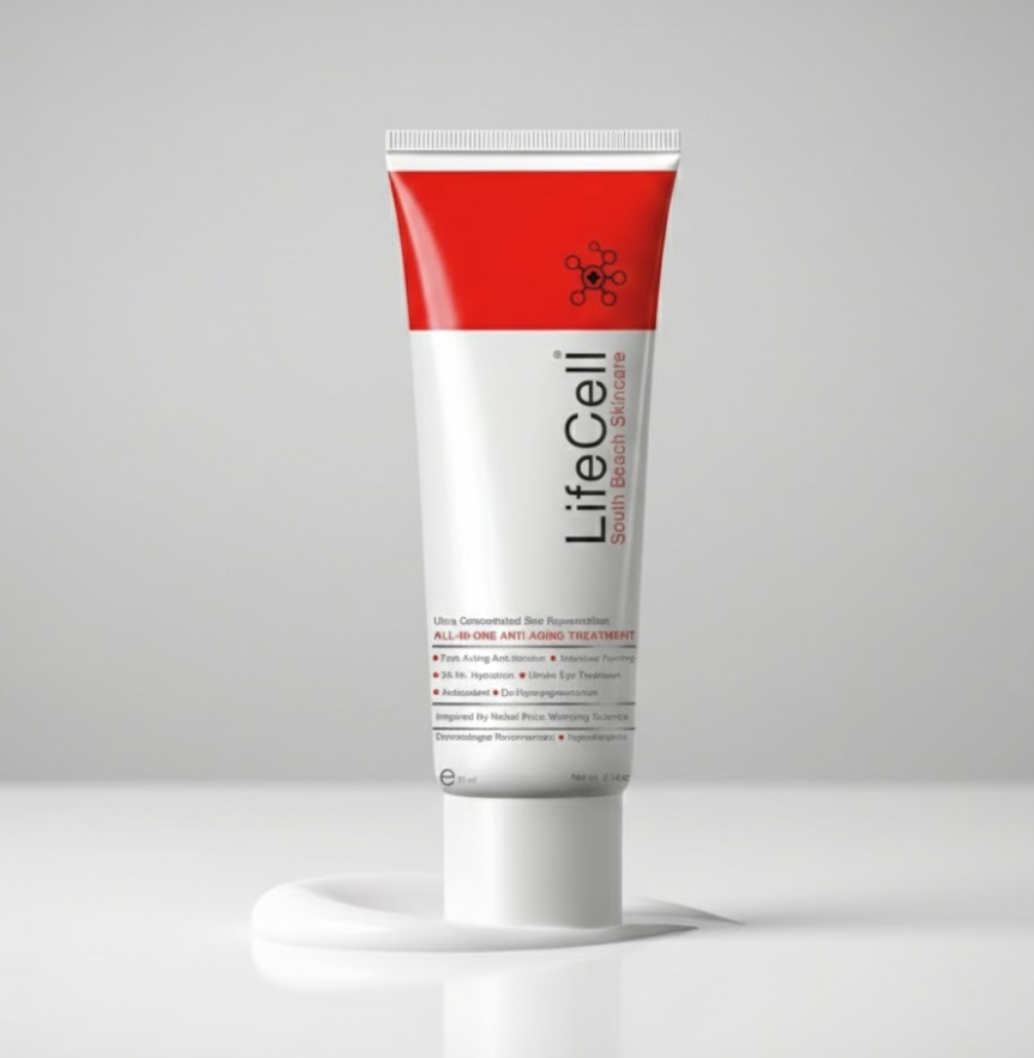 No Box - LifeCell South Beach Skincare All-In-One Anti-Aging Treatment 2.54 oz.