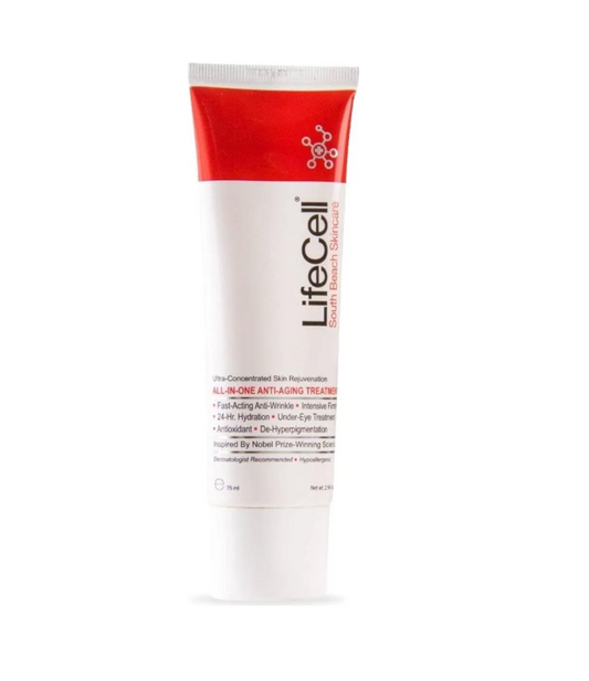 No Box - LifeCell South Beach Skincare All-In-One Anti-Aging Treatment 2.54 oz.