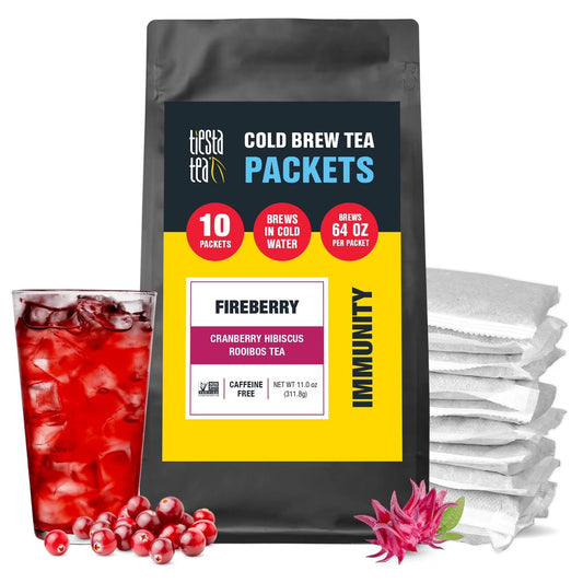 Tiesta Tea Cold Brew Tea Packets Fireberry