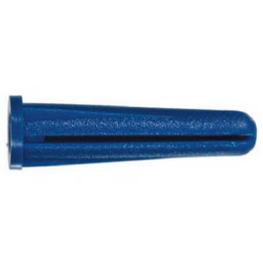 Hillman 100pc Plastic Hollow Wall Anchors #2 10-12 x 1" H#370342