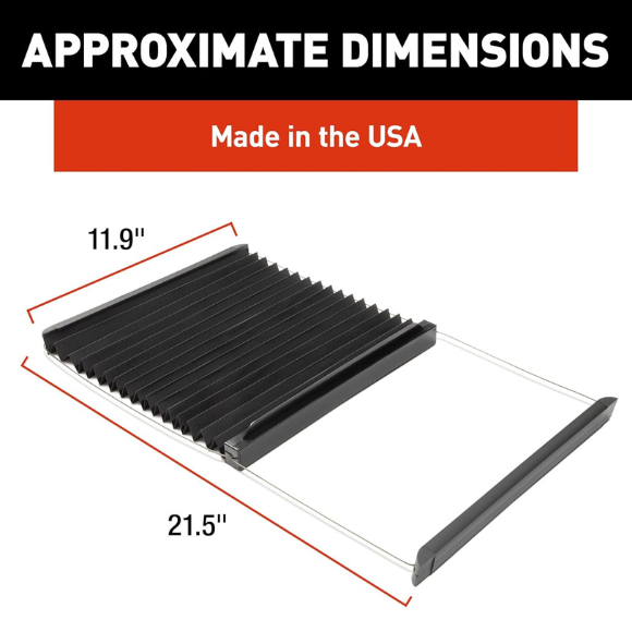 Lippert Thin Shade™ Ready for Prepped Lippert™ Entry Doors,Black