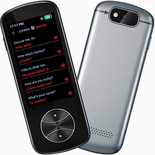 Language Translator Device No WiFi Needed, Instant Two Way Language Translator with 137+ Languages, Offline/Photo/AI Translator Device 2024 Voice Translator for Travel Business Learning