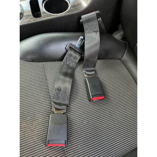 Set of 2 Seat Belt Extender 16in Length