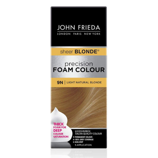 John Frieda 9N Light Natural Blonde Foam Colour