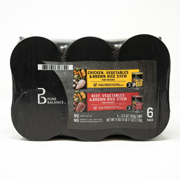 Pure Balance Chicken Stew and Beef Stew (6 Pack)