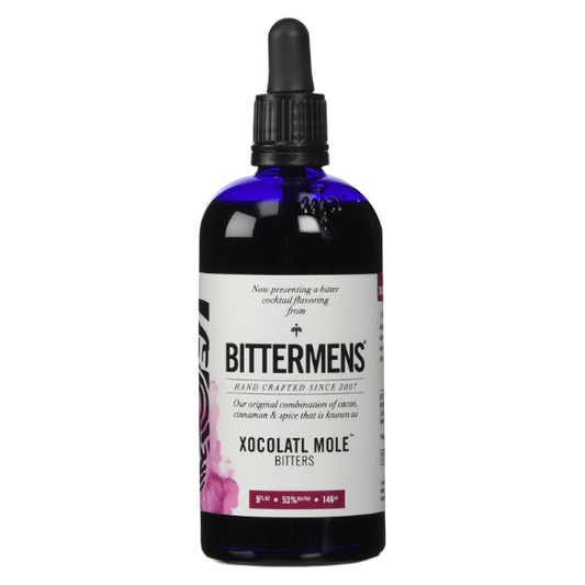 Bittermens Xocolatl Mole Bitters (5oz) – Cacao, Cinnamon & Spice Cocktail Bitters for Tequila, Rum & Whiskey Mixology