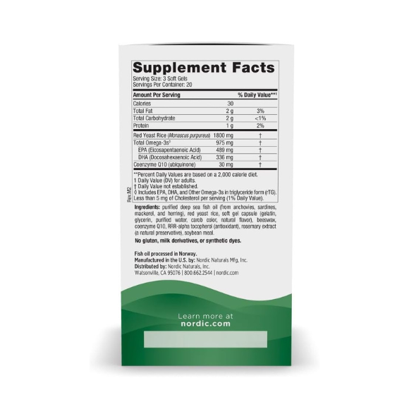 Nordic Naturals Cholesterol Support (Omega Blend)