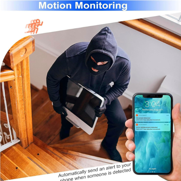 Hidden Camera Smoke Detector WiFi Spy Camera Hidden Cameras with Video HD 1080P