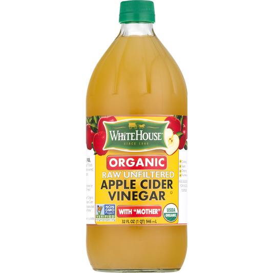 WhiteHouse Organic Apple Cider Vinegar With "Mother" 32oz