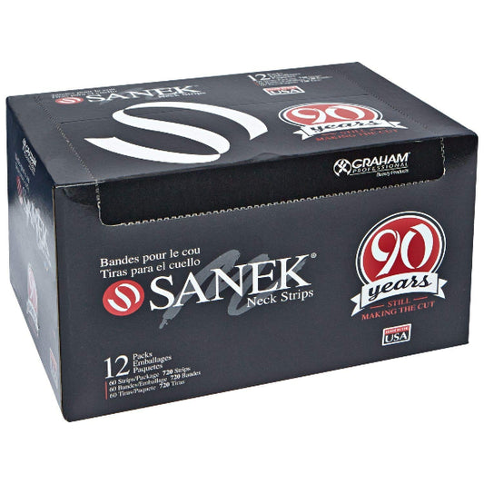 BARBER SALON GRAHAM BEAUTY SANEK NECK STRIPS 12 PACKS MADE IN USA #43312