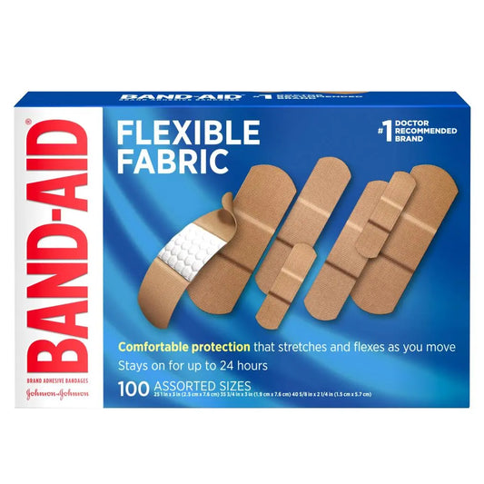 Johnson & Johnson Band-Aid 100 Assorted Sizes