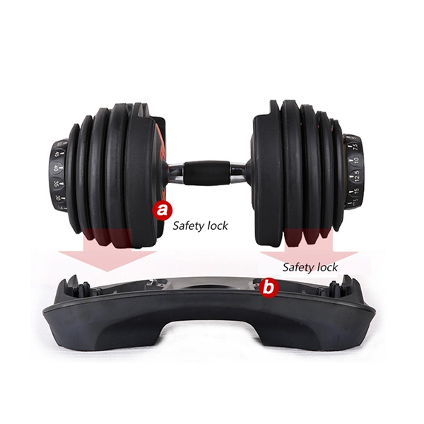 Heavy Duty Adjustable Dumbbell Set 52.5 LBS