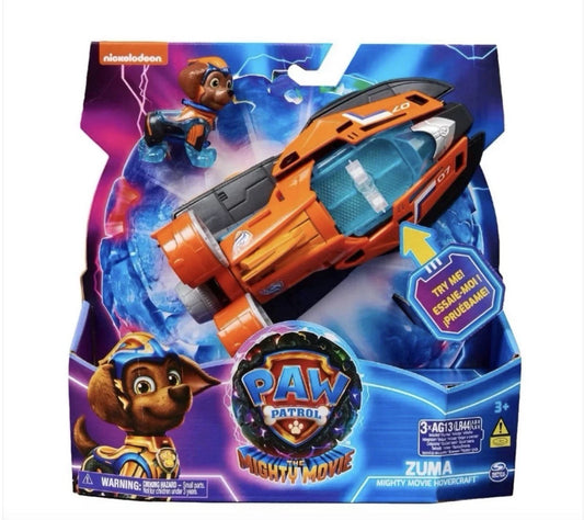 Paw Patrol Zuma Mighty Movie Hovercraft
