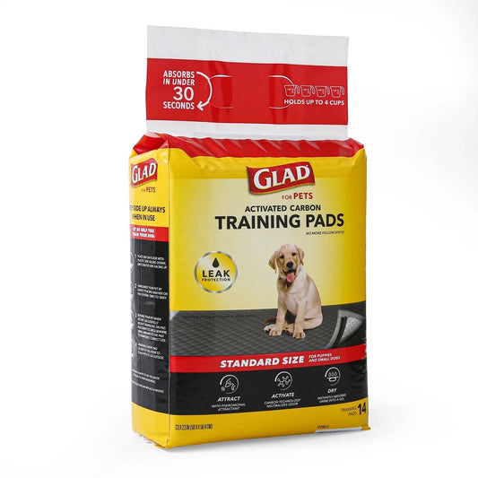 GLAD For Pets Activated Carbon Training Pads Standard Size 14pc